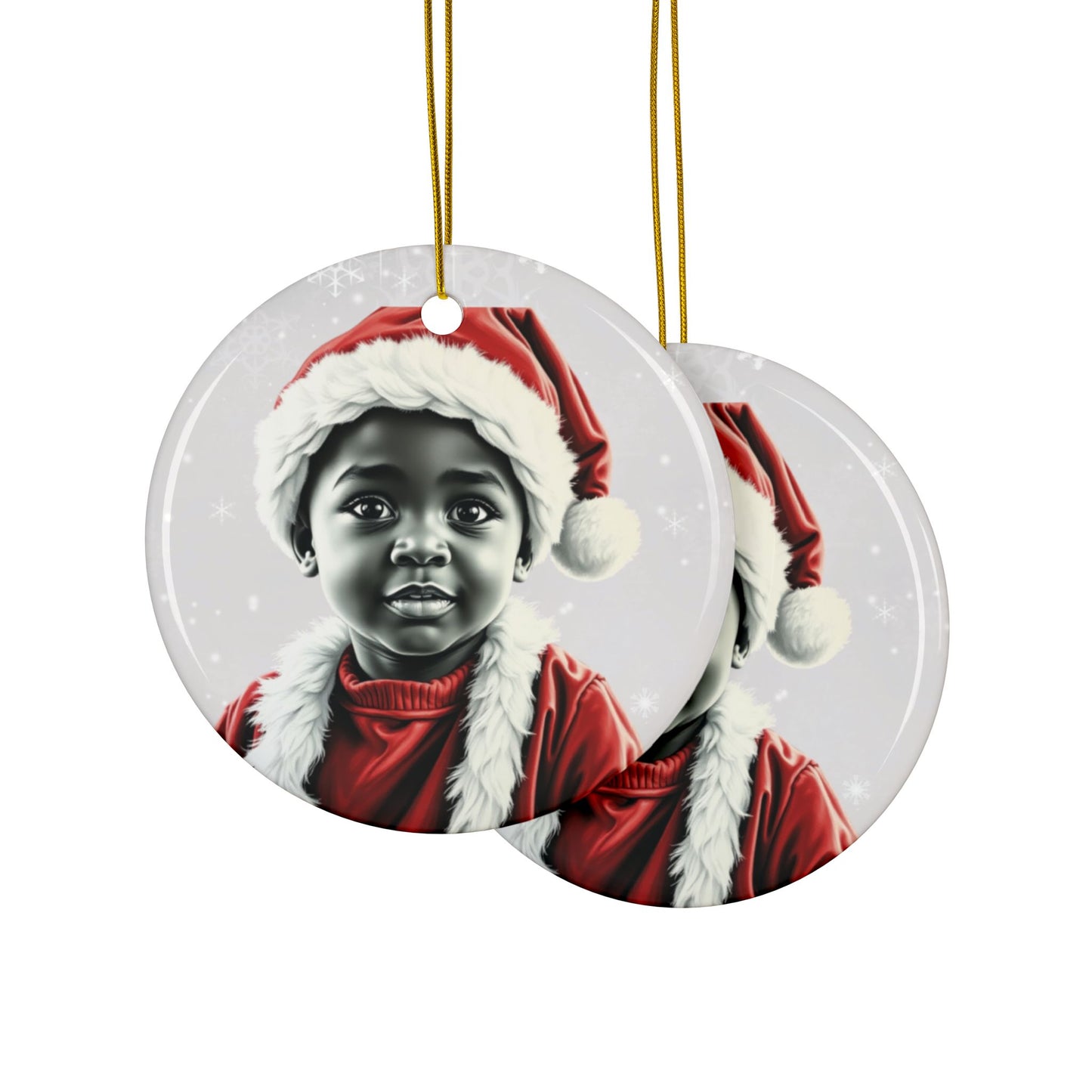 Santa Babies #4 - Precious Ceramic Christmas Ornaments Series