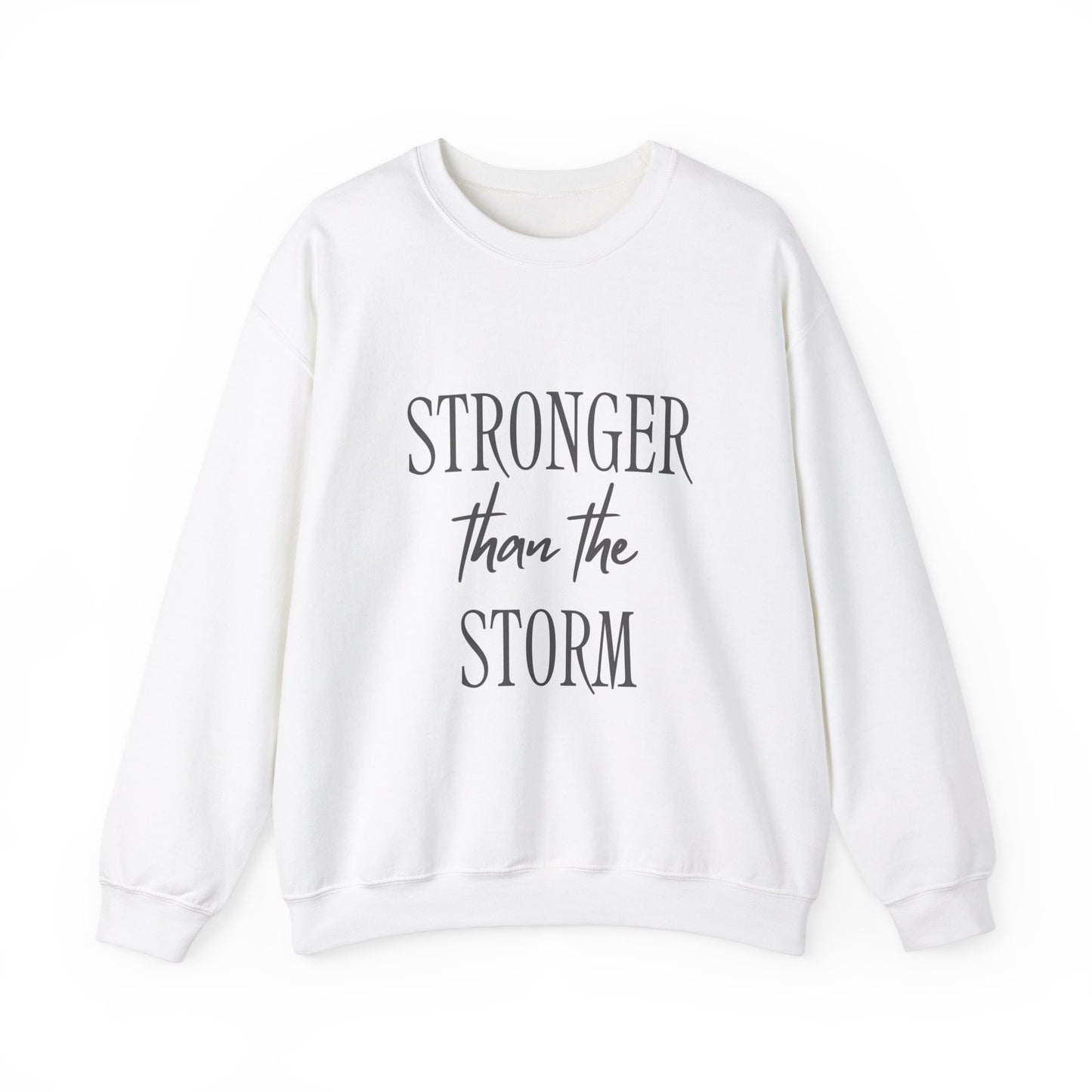 Stronger than the Storm Unisex Heavy Blend™ Crewneck Sweatshirt