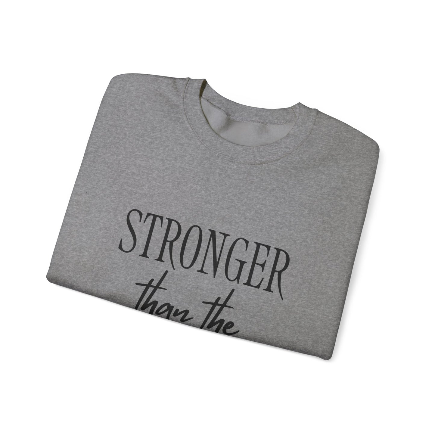 Stronger than the Storm Unisex Heavy Blend™ Crewneck Sweatshirt