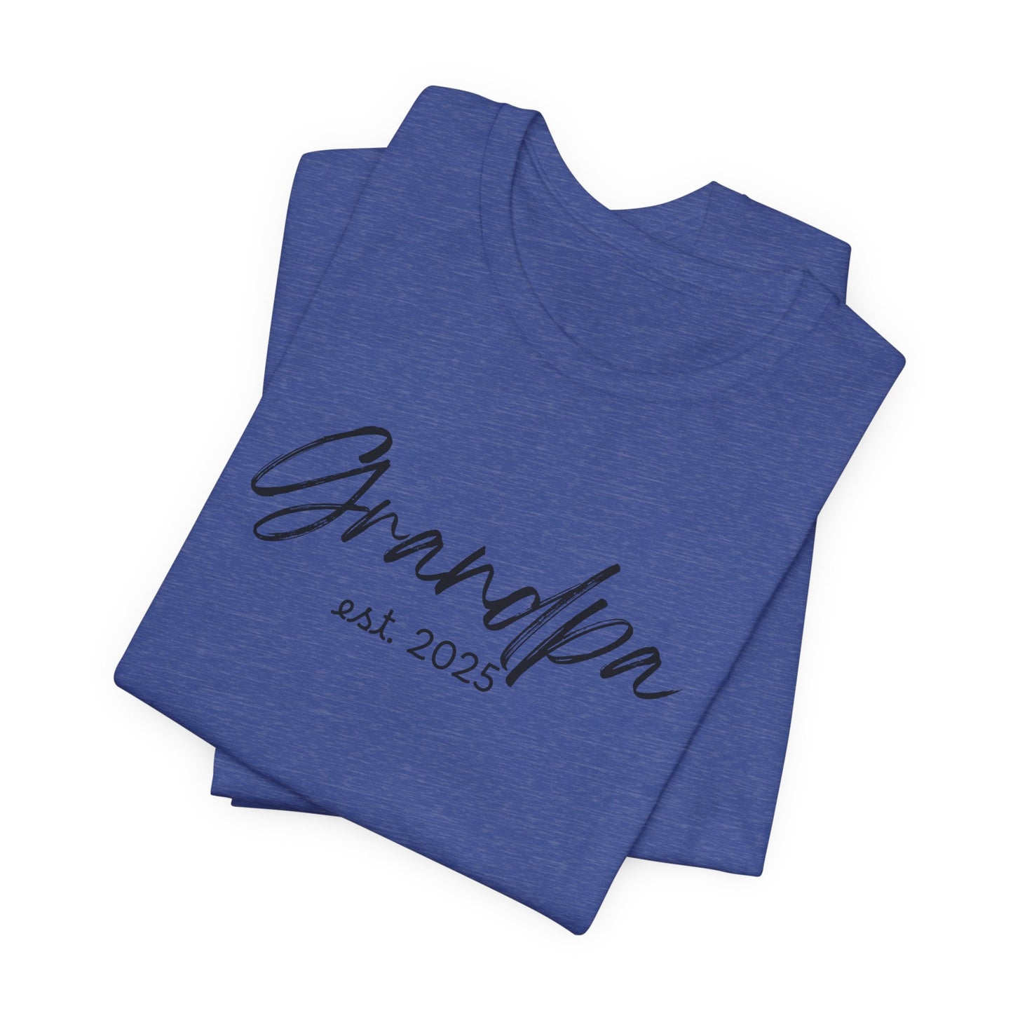 Est 2025 - Grandpa Short Sleeve Jersey Tee