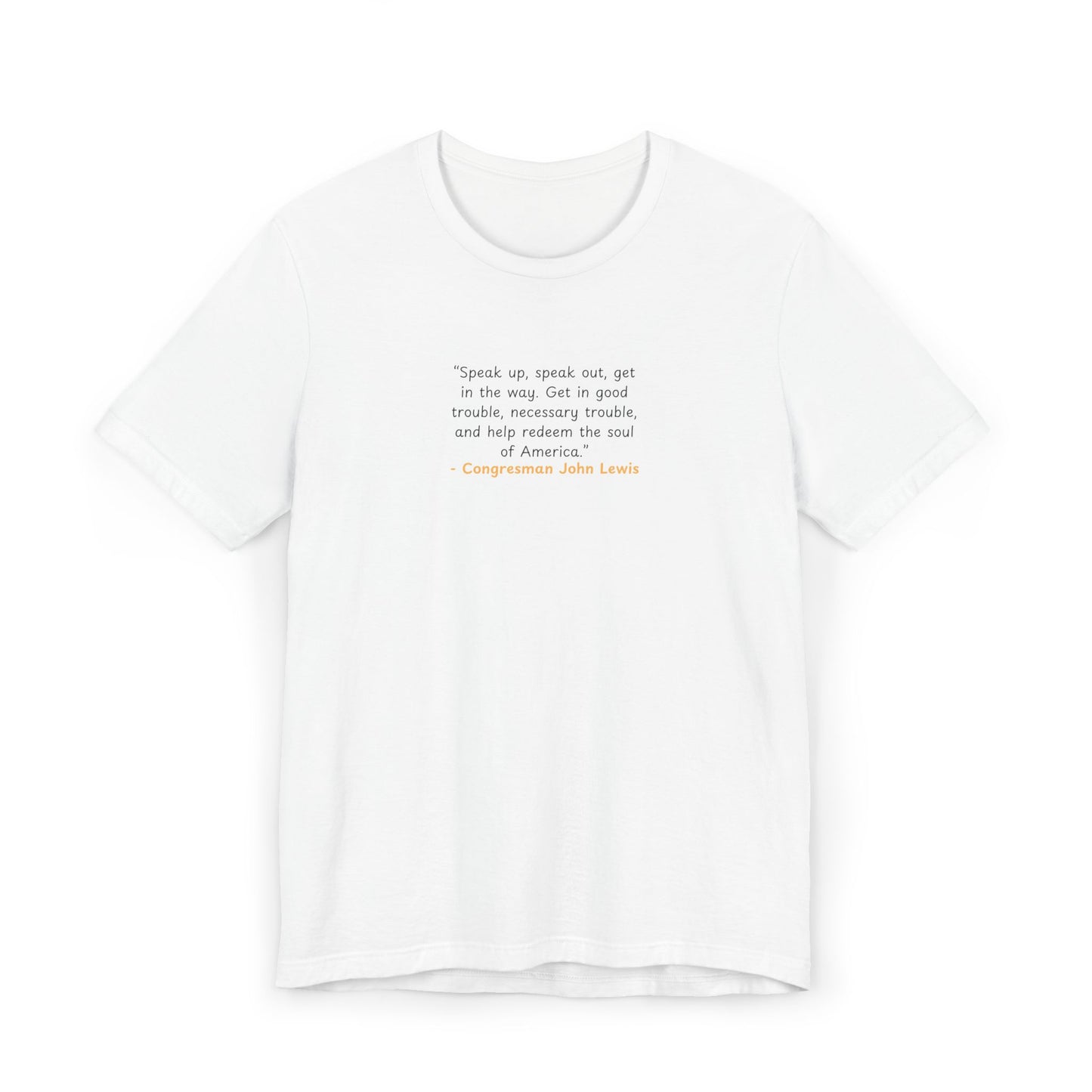 Good Trouble Graphic T‑Shirt — Bold Text Protest Tee