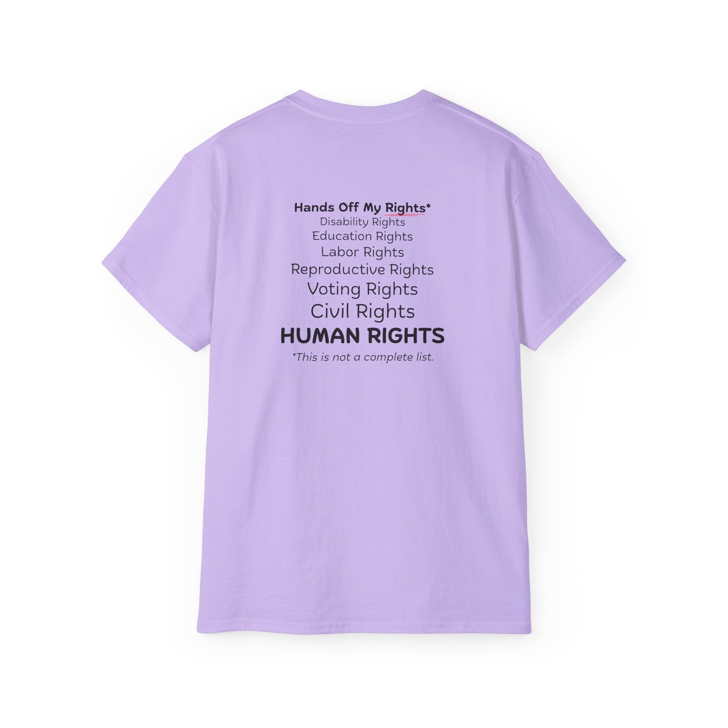Hands Off My Rights - Light Unisex Ultra Cotton Tee