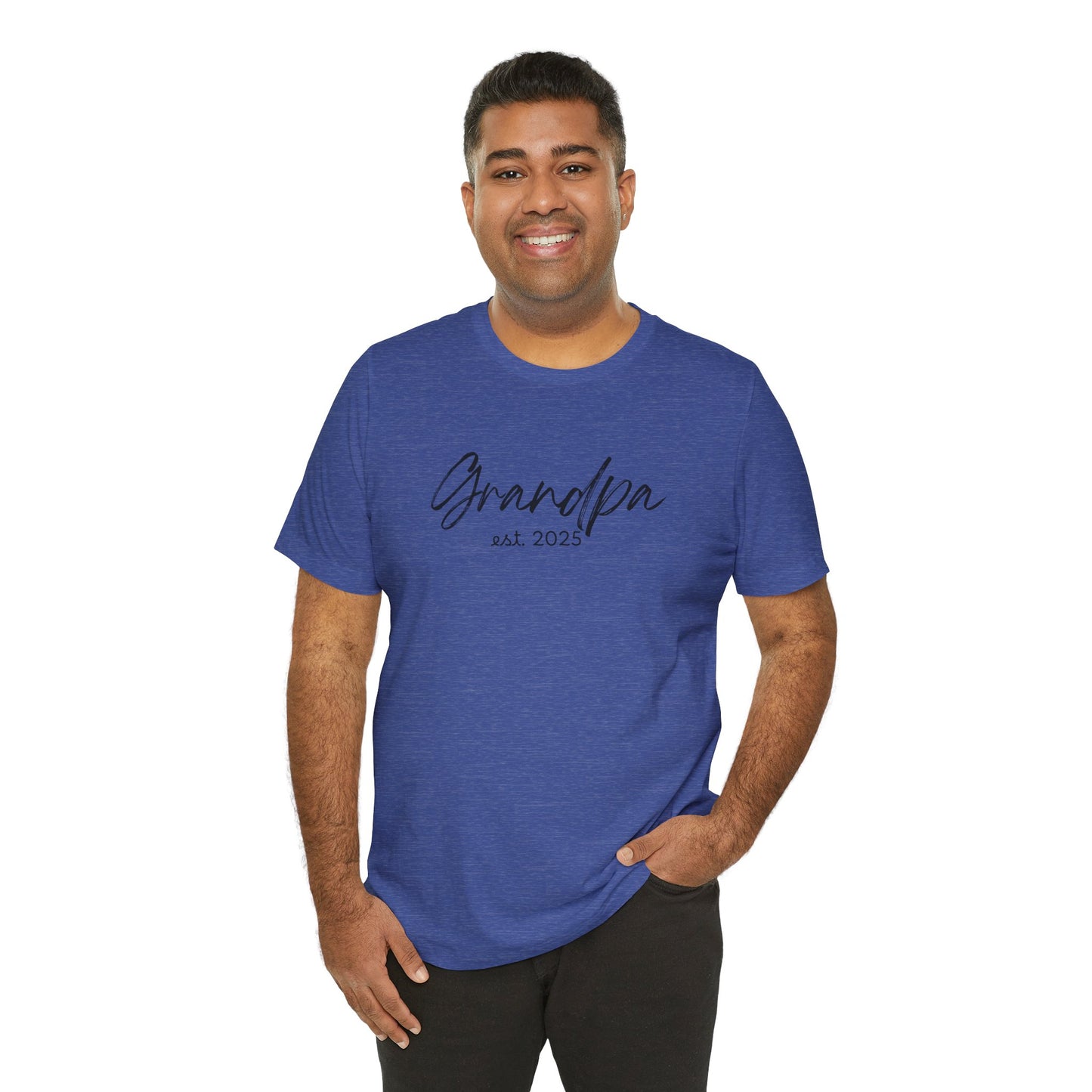 Est 2025 - Grandpa Short Sleeve Jersey Tee