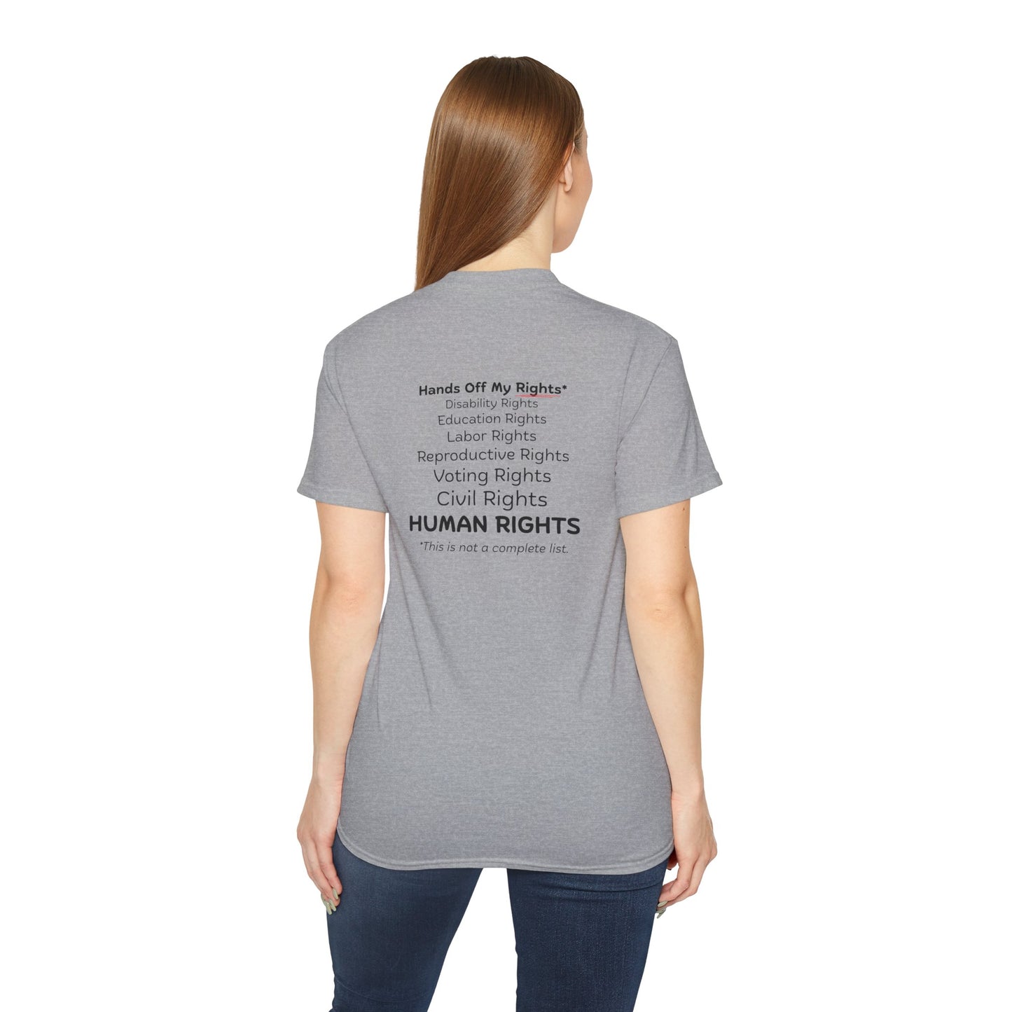 Hands Off My Rights - Light Unisex Ultra Cotton Tee