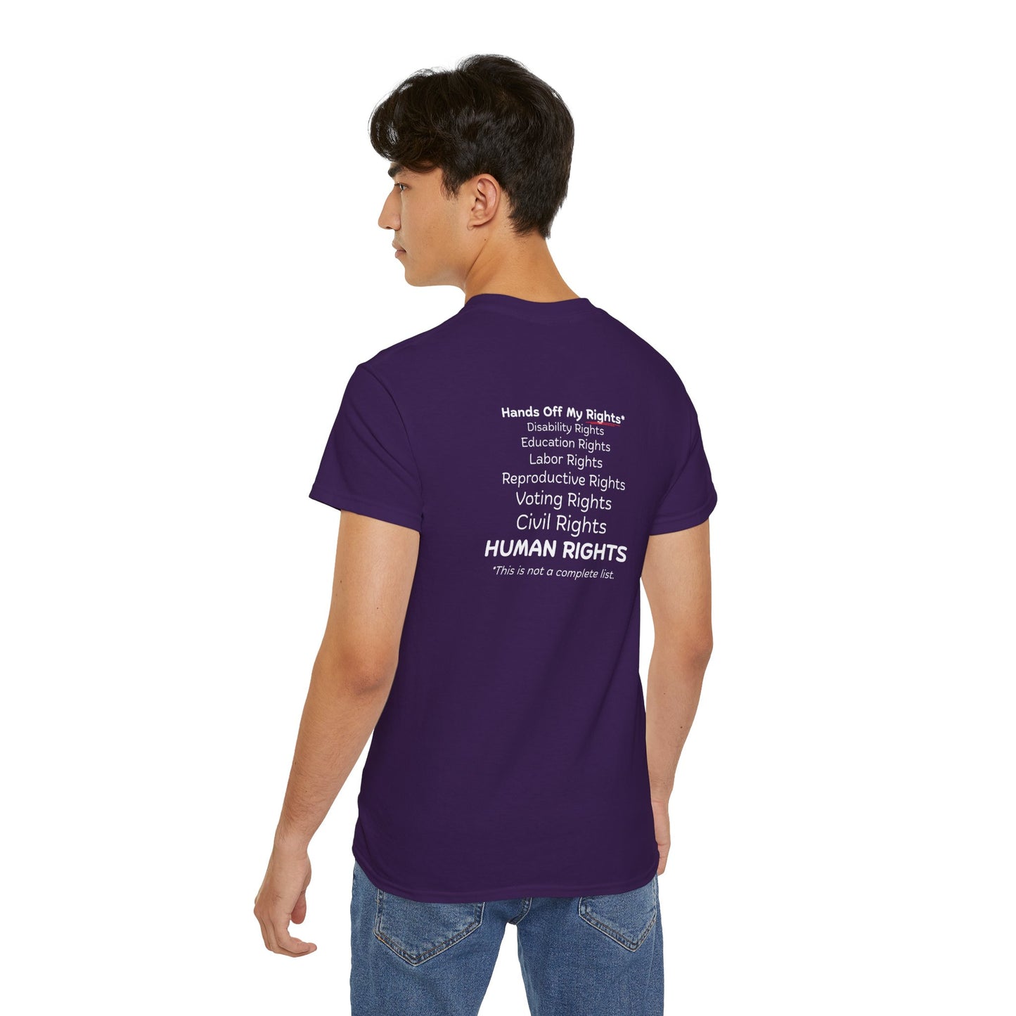 Hands Off My Rights - Dark Unisex Ultra Cotton Tee