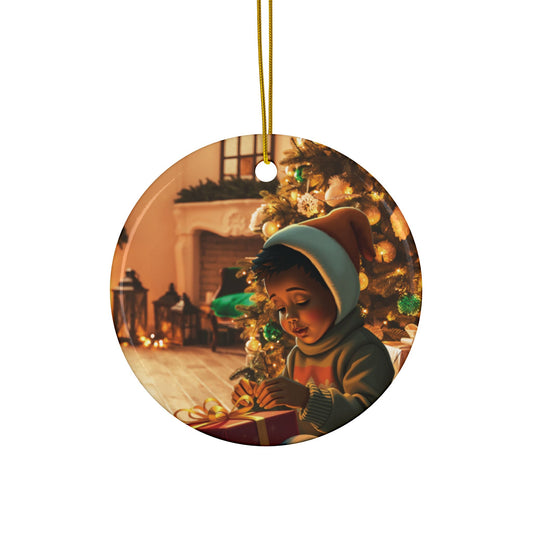 Christmas Morning - Premium - Ceramic Ornament