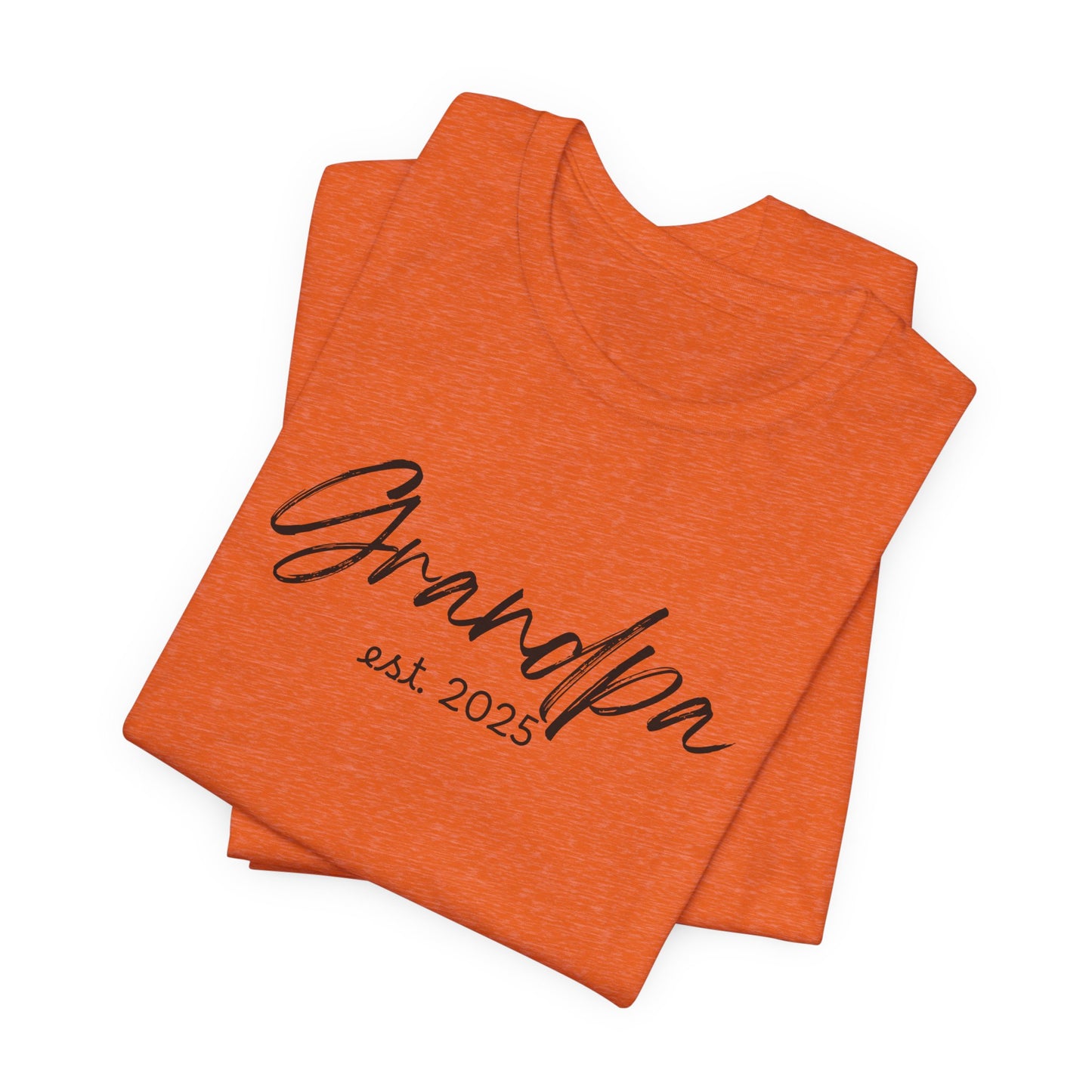 Est 2025 - Grandpa Short Sleeve Jersey Tee
