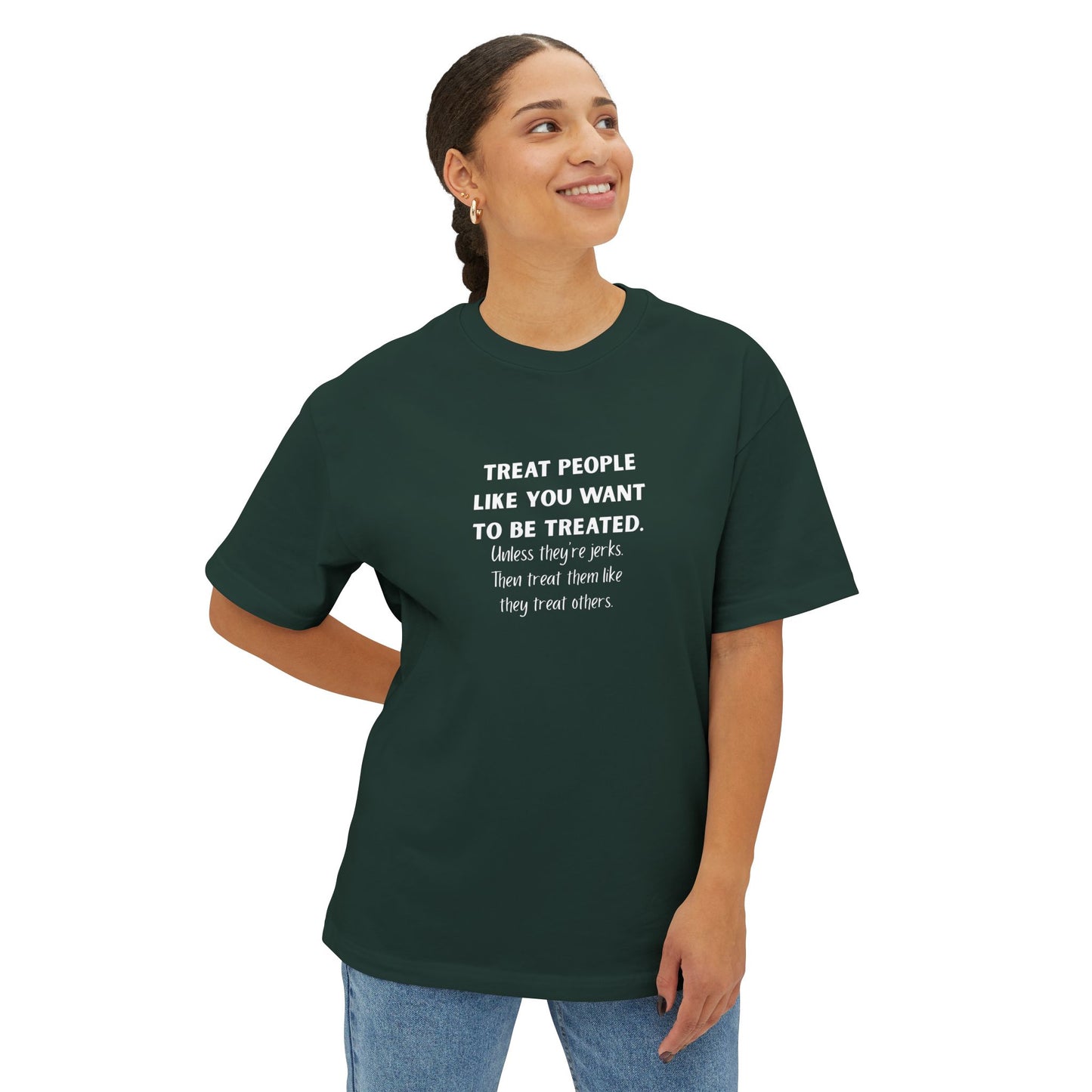 Treat People Like You Want To Be Treated Monochrome Tee