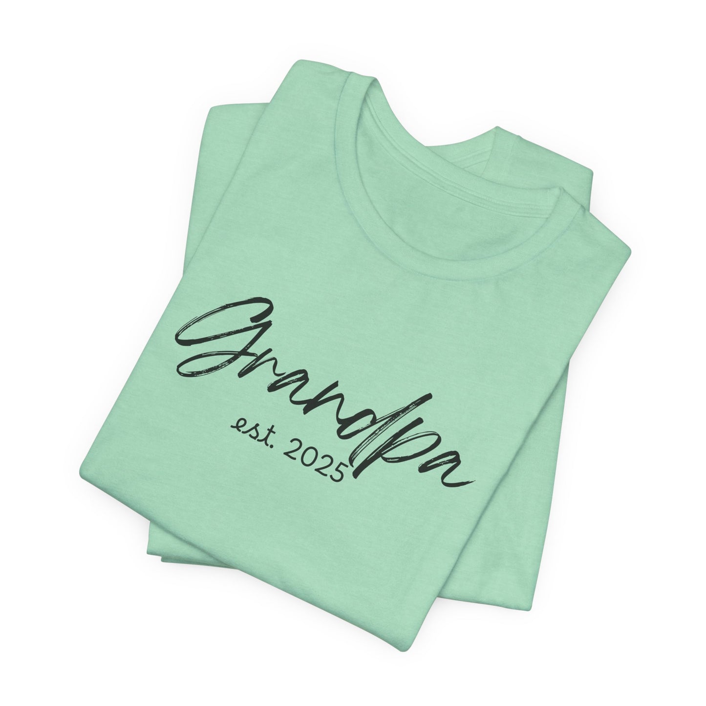 Est 2025 - Grandpa Short Sleeve Jersey Tee