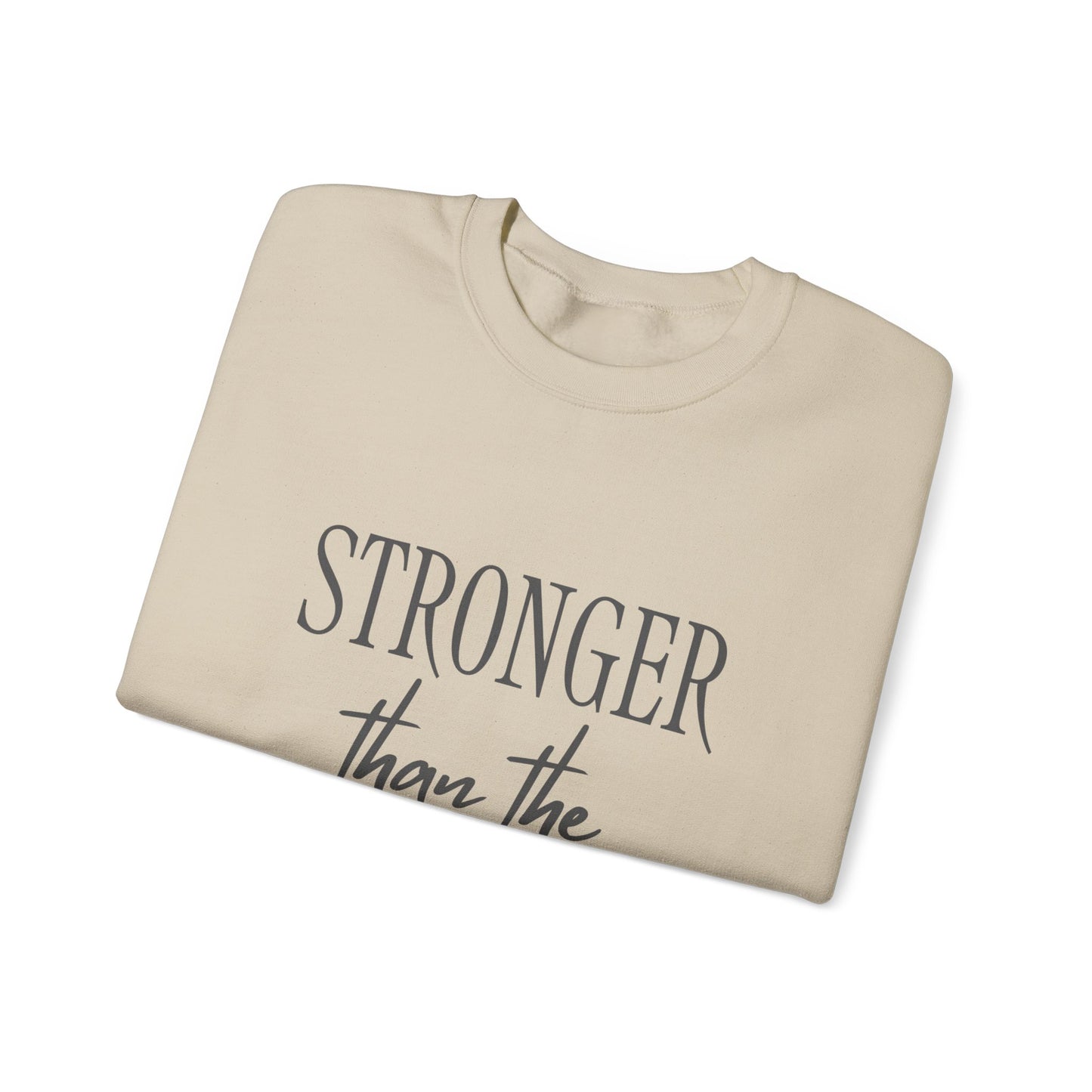 Stronger than the Storm Unisex Heavy Blend™ Crewneck Sweatshirt