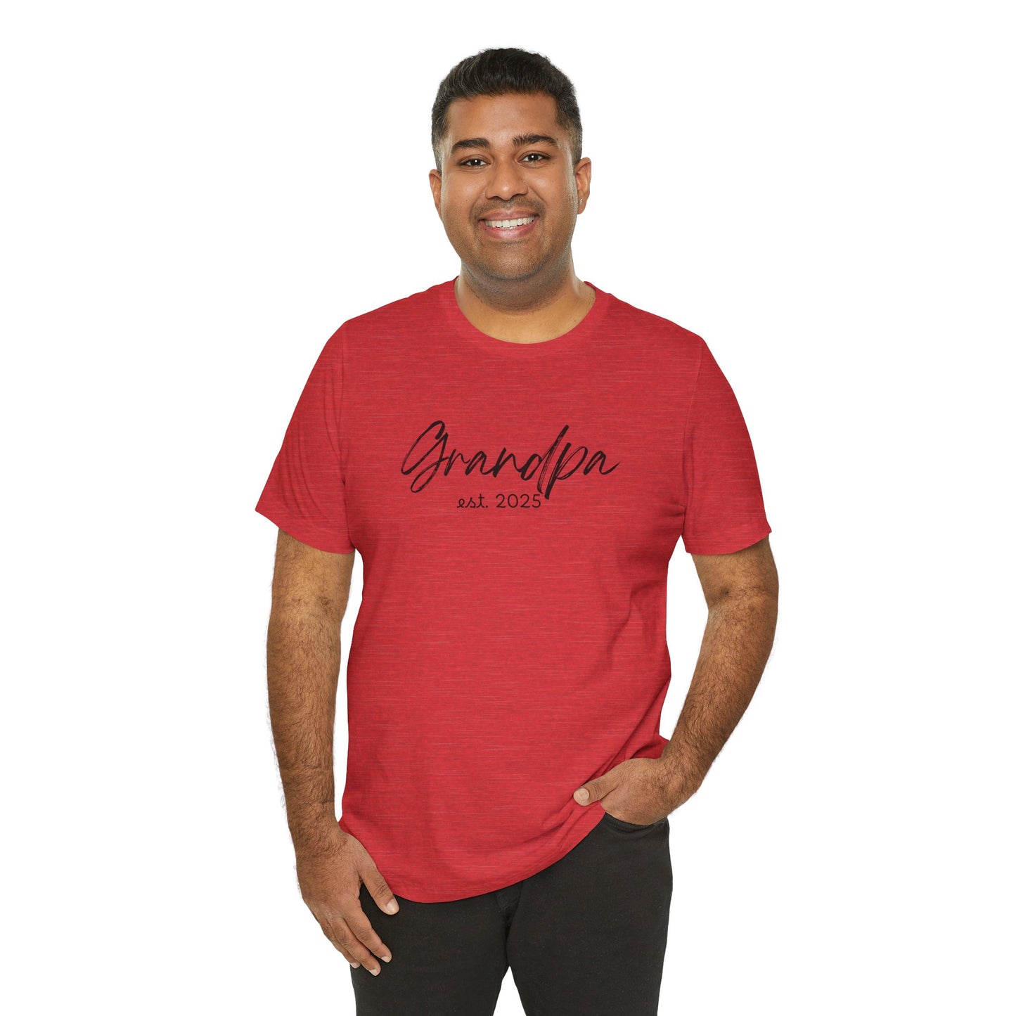 Est 2025 - Grandpa Short Sleeve Jersey Tee