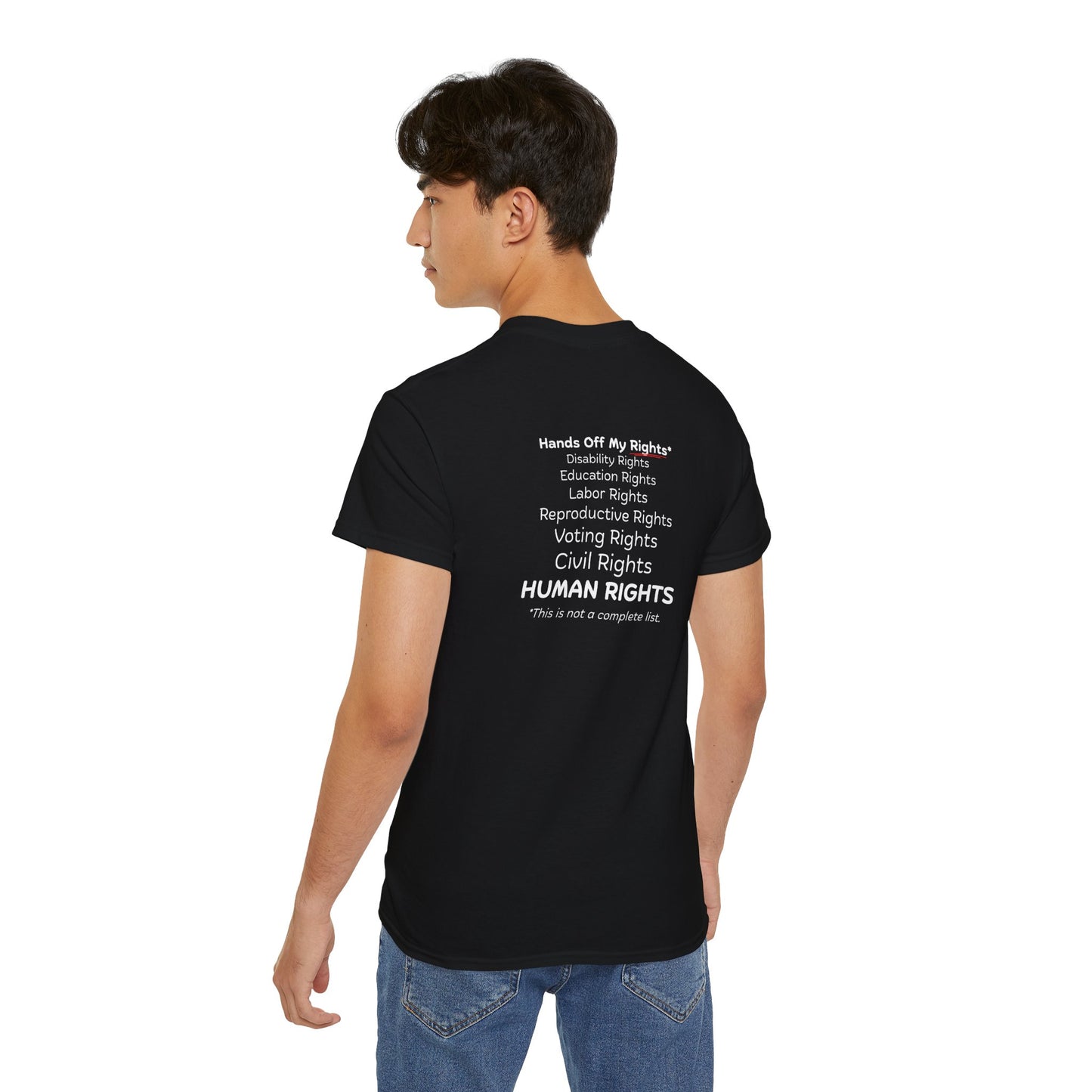 Hands Off My Rights - Dark Unisex Ultra Cotton Tee