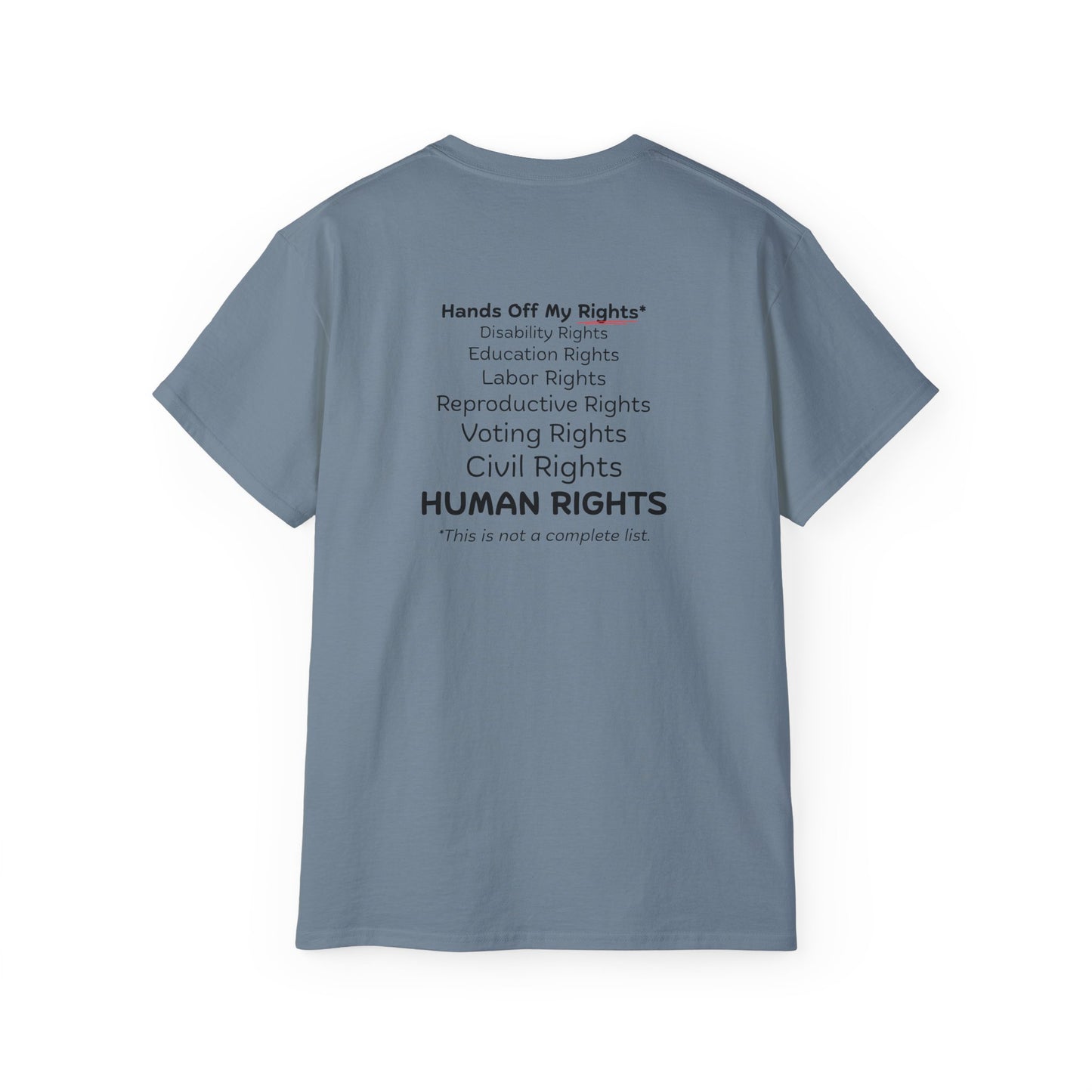 Hands Off My Rights - Light Unisex Ultra Cotton Tee