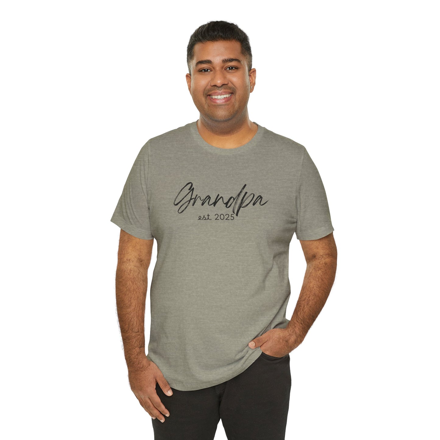 Est 2025 - Grandpa Short Sleeve Jersey Tee