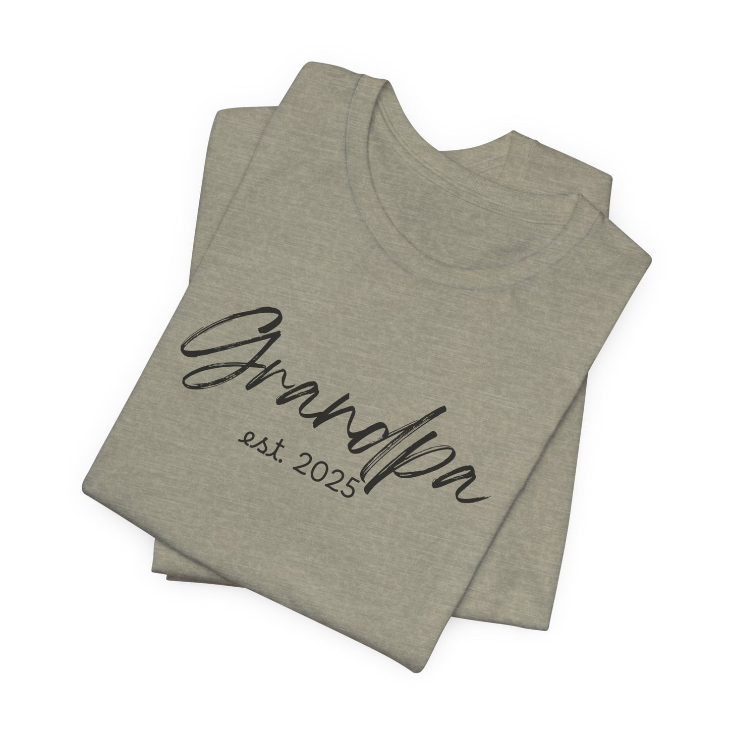 Est 2025 - Grandpa Short Sleeve Jersey Tee
