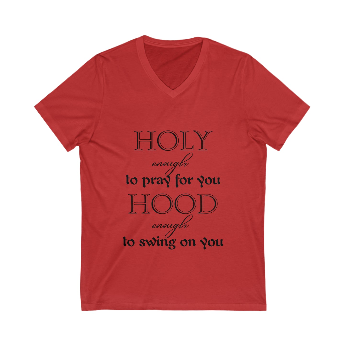 Holy & Hood Jersey Short Sleeve V-Neck Tee