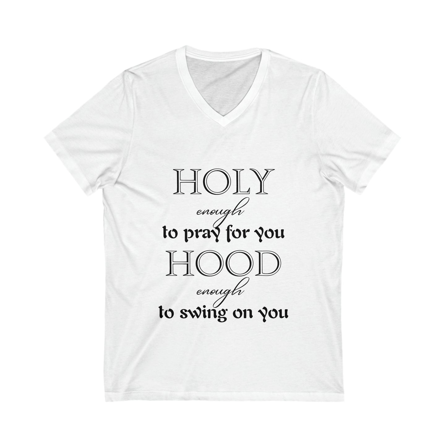 Holy & Hood Jersey Short Sleeve V-Neck Tee