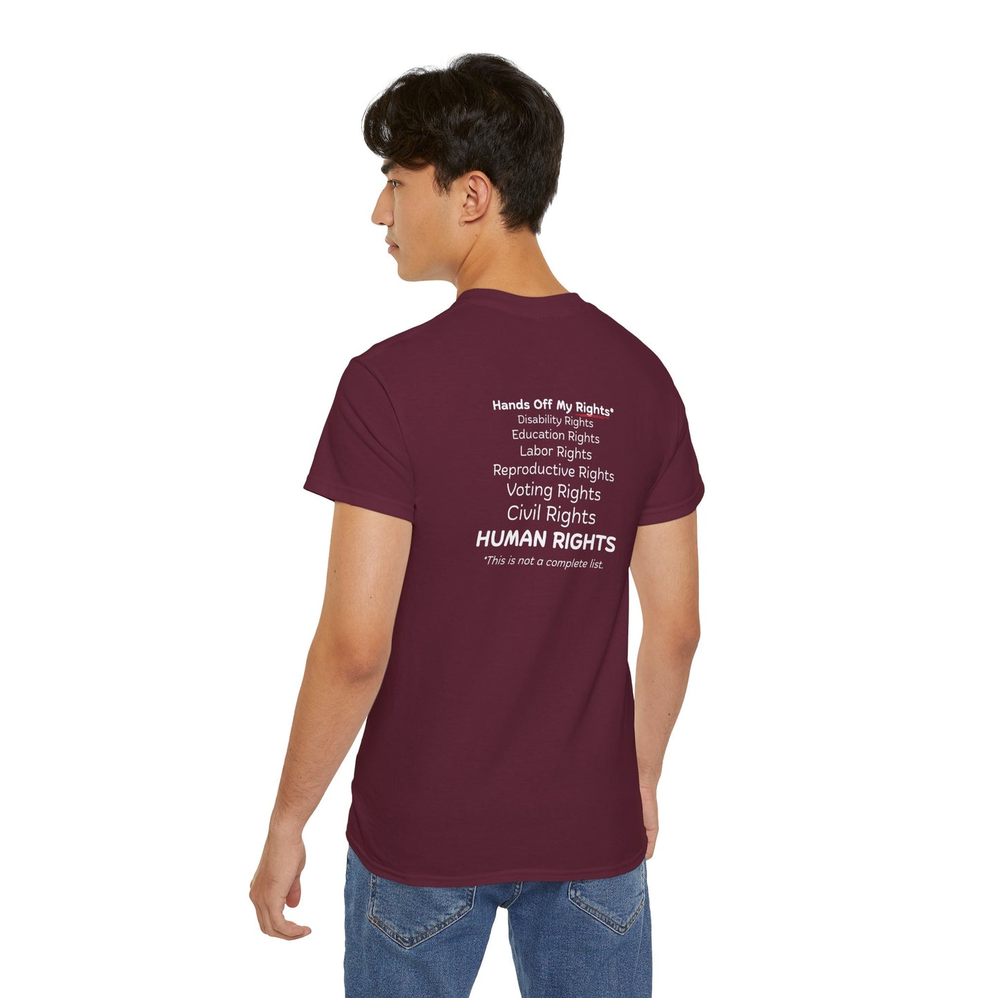 Hands Off My Rights - Dark Unisex Ultra Cotton Tee