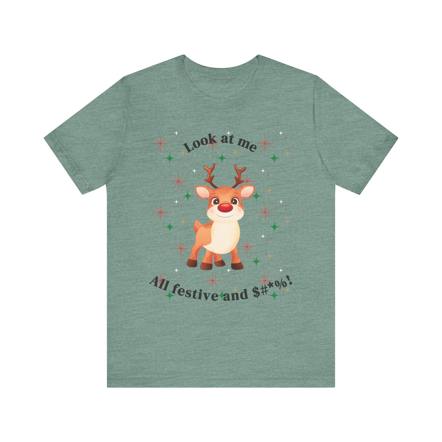 All Festive Christmas Tee- Jersey Short Sleeve Tee