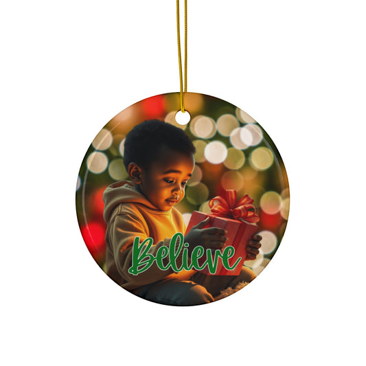 Believe - Premium - Ceramic Ornament