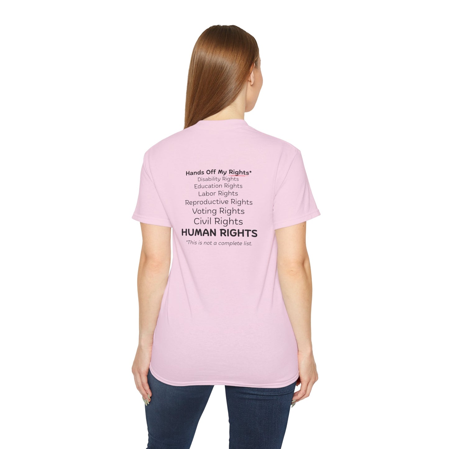 Hands Off My Rights - Light Unisex Ultra Cotton Tee