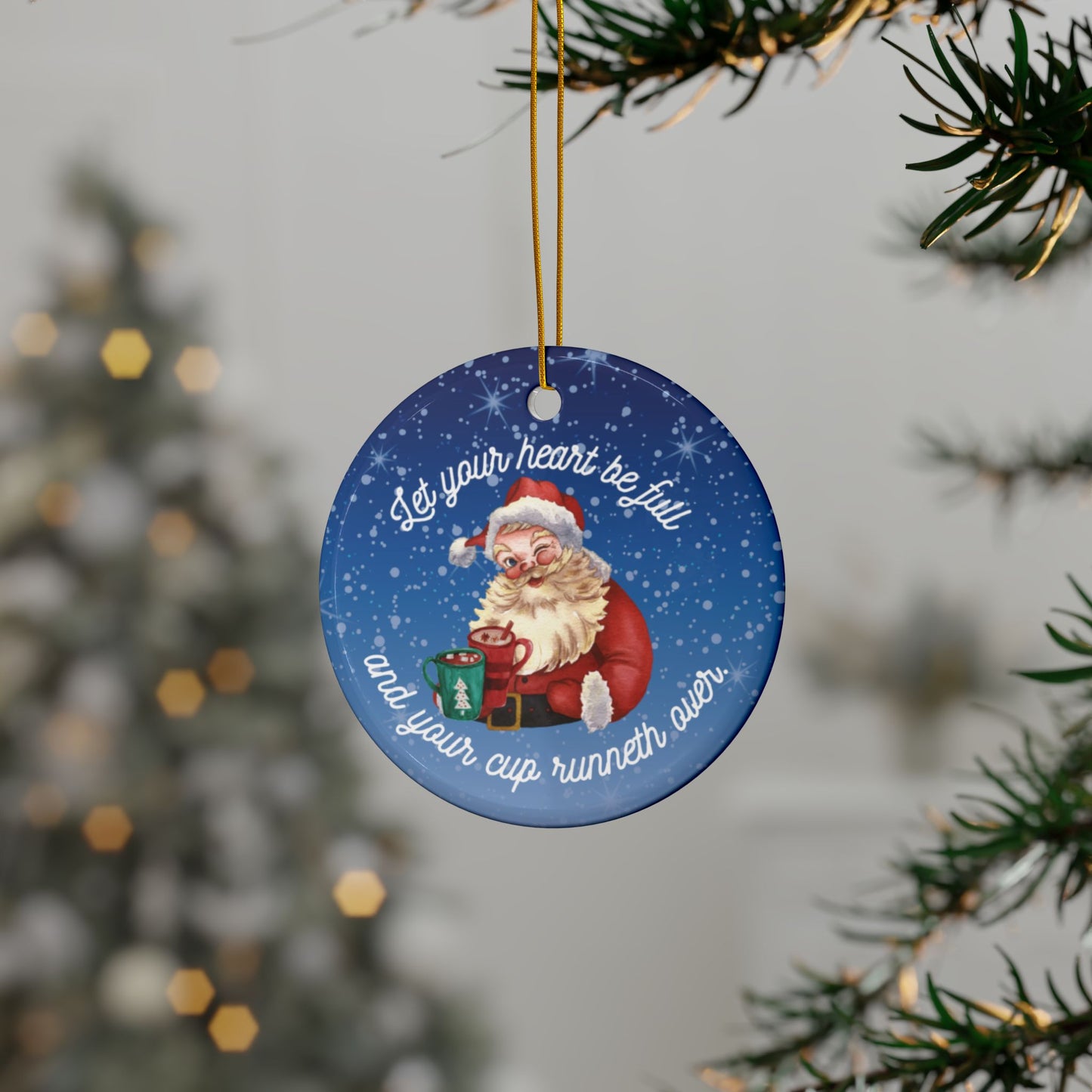 Ceramic Ornaments - Full Heart Design