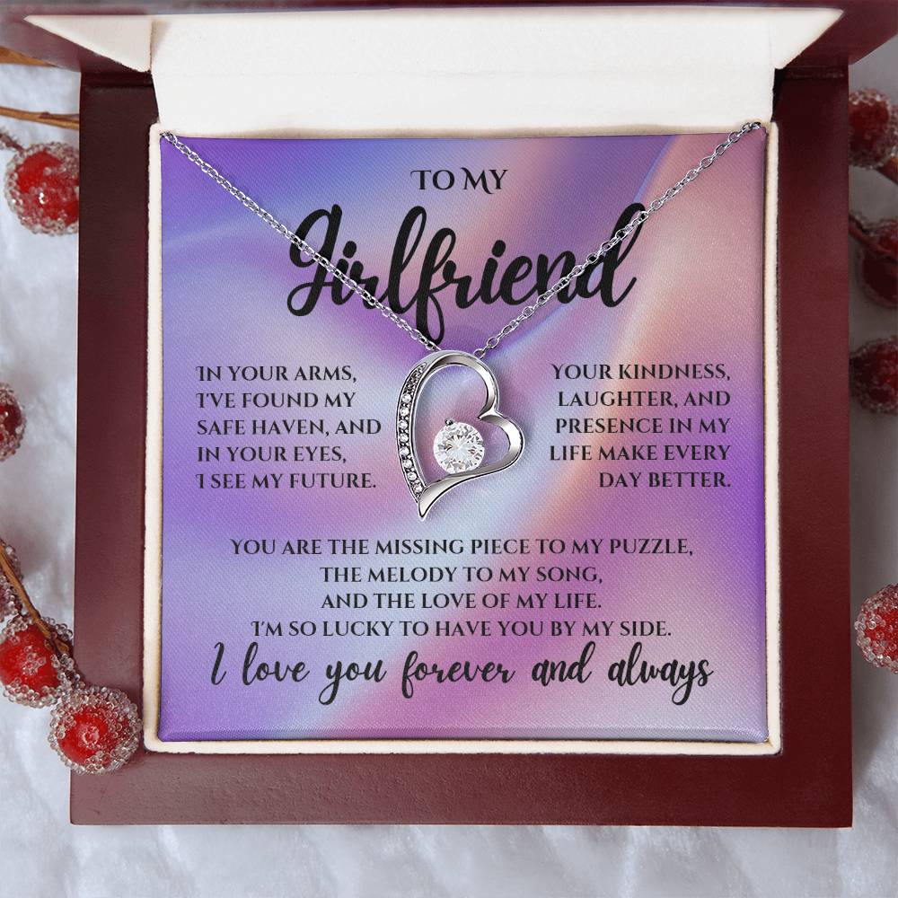 To My Girlfriend - Forever Love Necklace