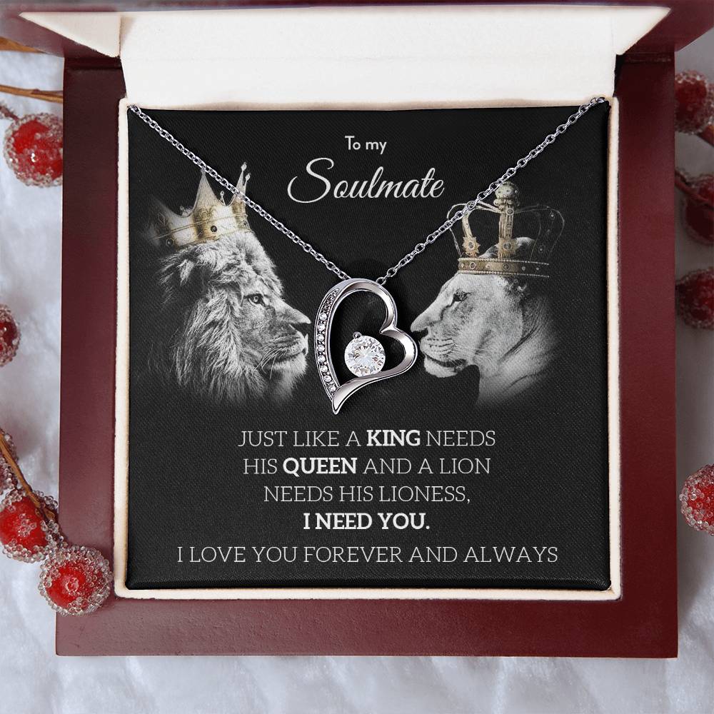 To My Soulmate - Forever Love Necklace