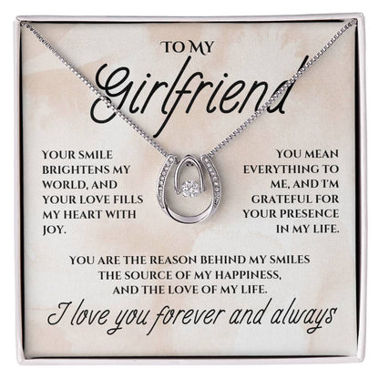 To My Girlfriend - Lucky in Love Necklace