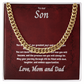 To My Amazing Son - Cuban Link Chain