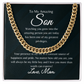 To My Amazing Son - Cuban Link Chain