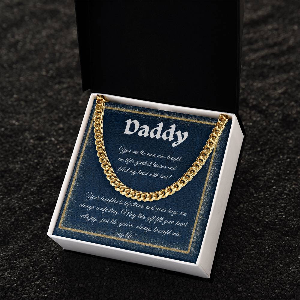 To My Daddy - Cuban Link Chain