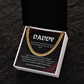 To My Daddy - Cuban Link Chain