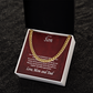 To My Amazing Son - Cuban Link Chain