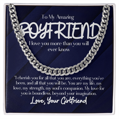 To My Boyfriend - Cuban Link Chain #2