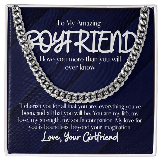 To My Boyfriend - Cuban Link Chain #2