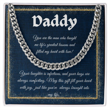 To My Daddy - Cuban Link Chain