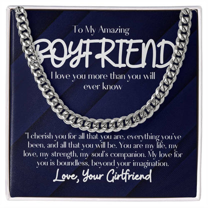 To My Boyfriend - Cuban Link Chain