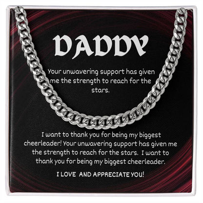 To My Daddy - Cuban Link Chain