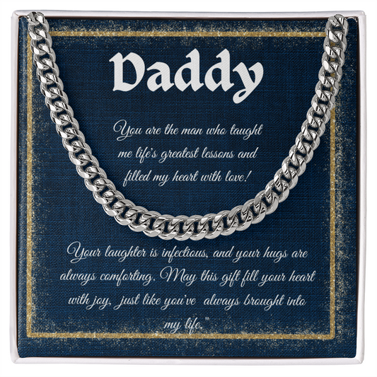 To My Daddy - Cuban Link Chain