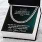 To My Son - Cuban Link Chain