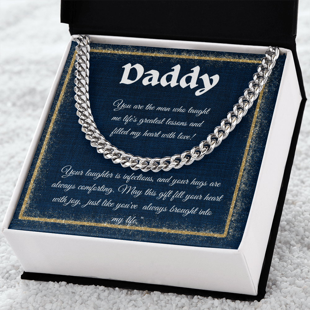 To My Daddy - Cuban Link Chain