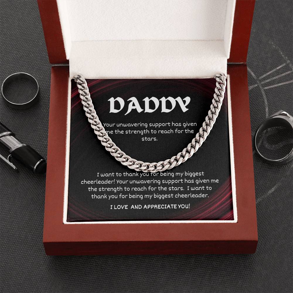 To My Daddy - Cuban Link Chain