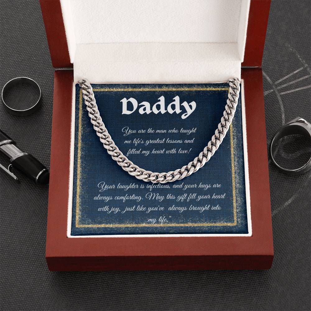 To My Daddy - Cuban Link Chain