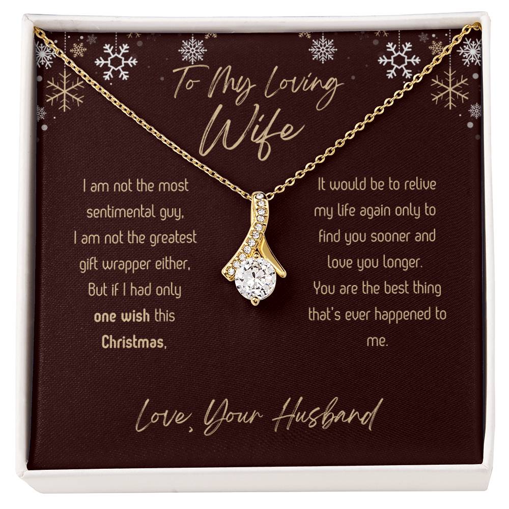 To My Loving Wife - Christmas - Alluring Beauty Necklace