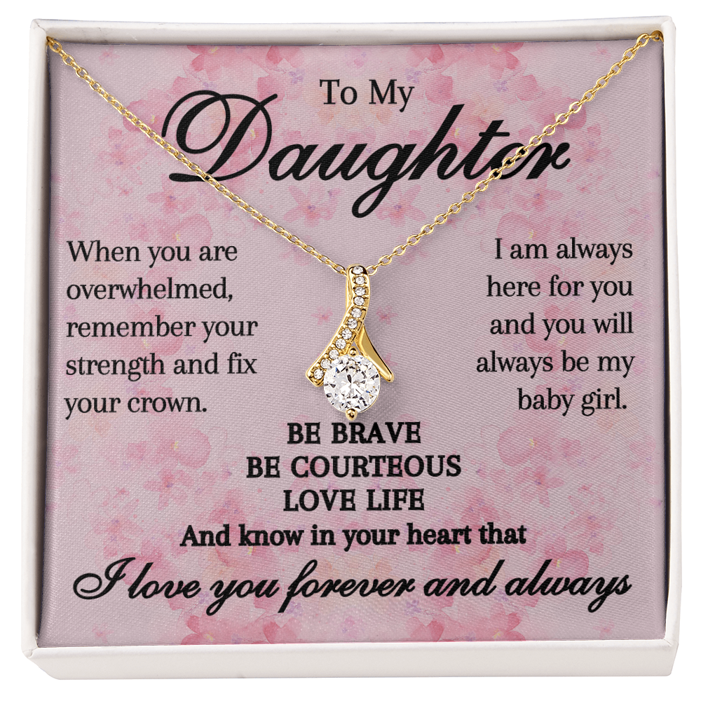 To My Daughter - Alluring Beauty Necklace