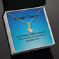 To My Beautiful Daughter - Alluring Beauty Necklace