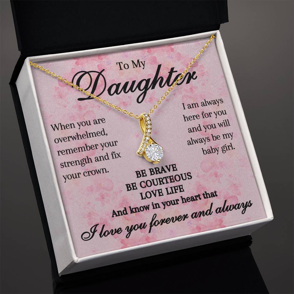 To My Daughter - Alluring Beauty Necklace