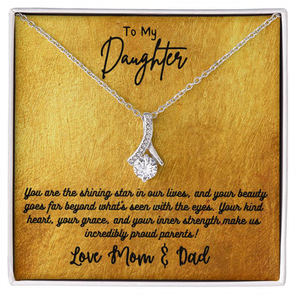 To My Daughter - Alluring Beauty Necklace