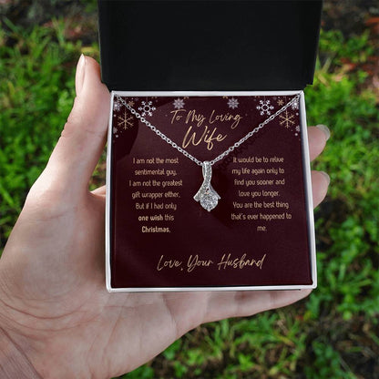 To My Loving Wife - Christmas - Alluring Beauty Necklace